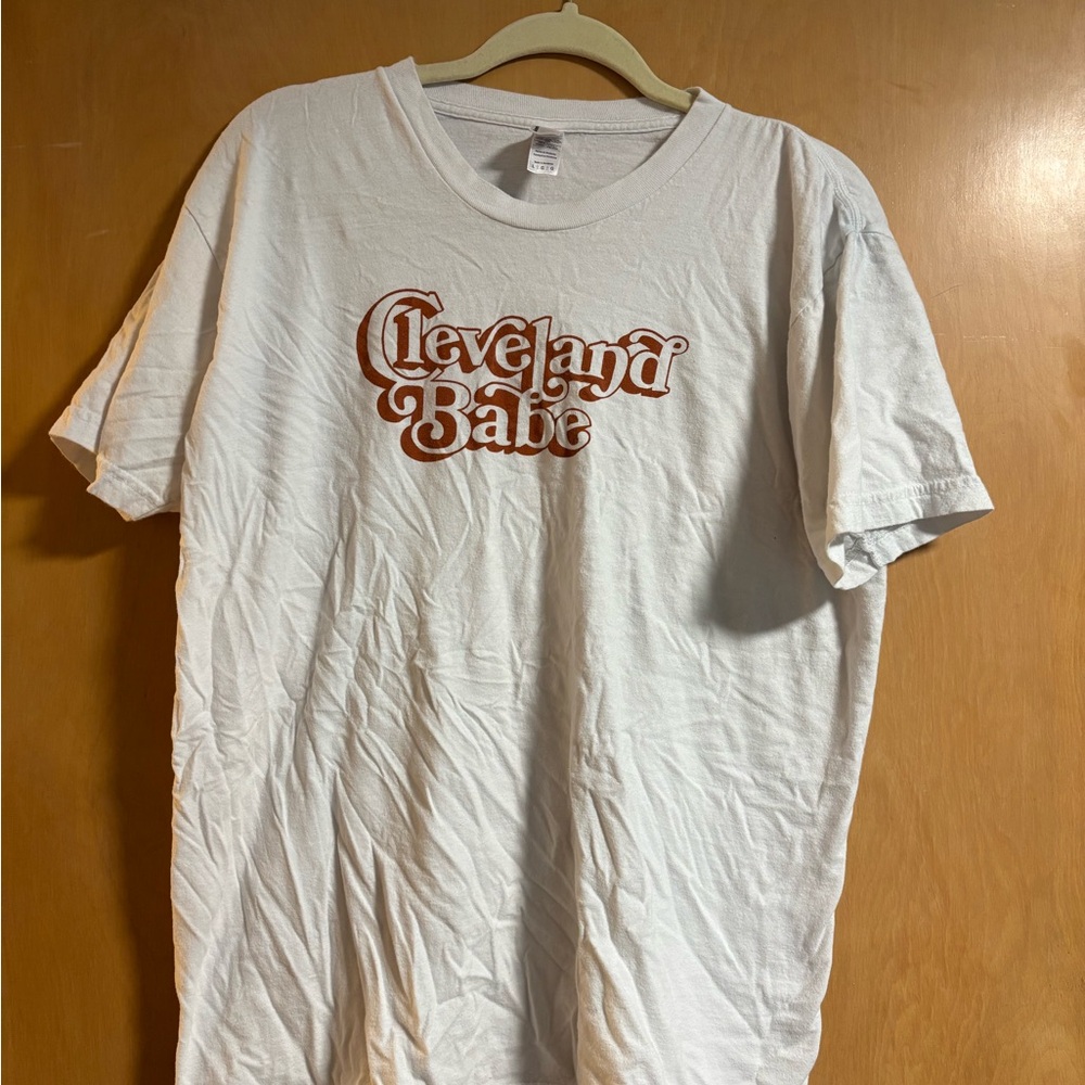 American Apparel White Graphic Tee